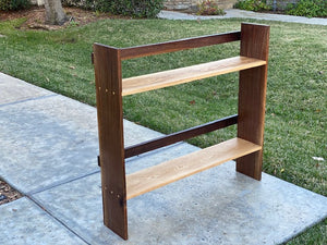 Hardwood bookshelf