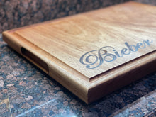 Load image into Gallery viewer, Custom made multicolor hardwood cutting board
