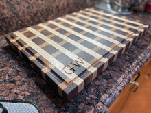 Load image into Gallery viewer, Custom made multicolor hardwood cutting board
