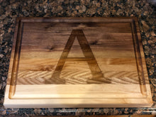 Load image into Gallery viewer, Custom made multicolor hardwood cutting board
