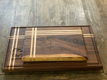 Load image into Gallery viewer, Custom made multicolor hardwood cutting board
