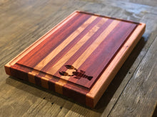 Load image into Gallery viewer, Custom made multicolor hardwood cutting board
